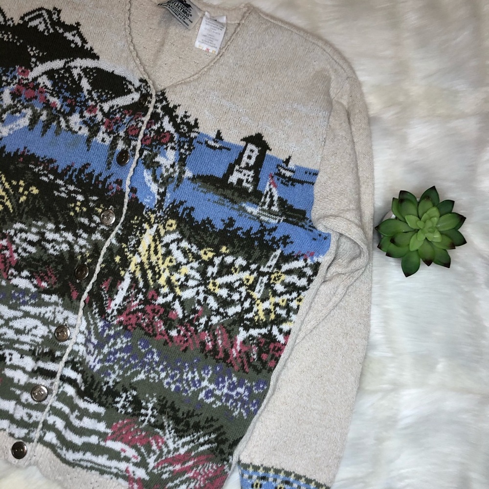 Northern Reflections | Vintage Wool Cardigan Med - Picture 3 of 8
